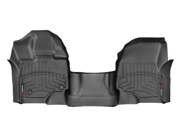 WeatherTech - Weathertech FloorLiner™ DigitalFit® Black Front Over The Hump - 447931