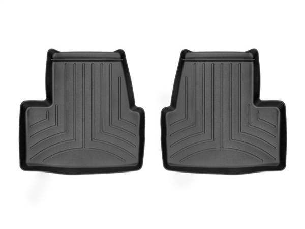 WeatherTech - Weathertech FloorLiner™ DigitalFit® Black Rear 2 Pieces - 449382