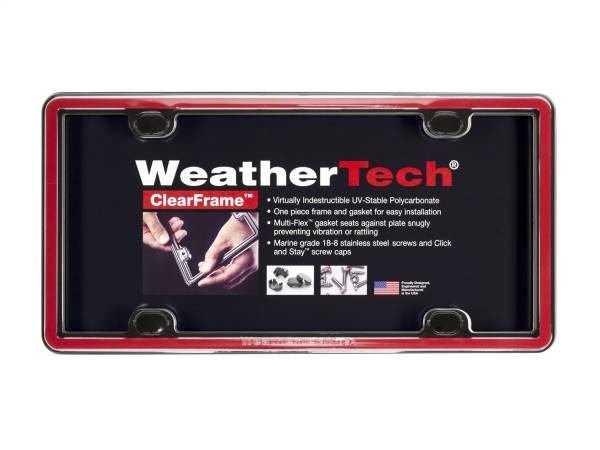 WeatherTech - Weathertech ClearFrame™ Red Plastic - 63022