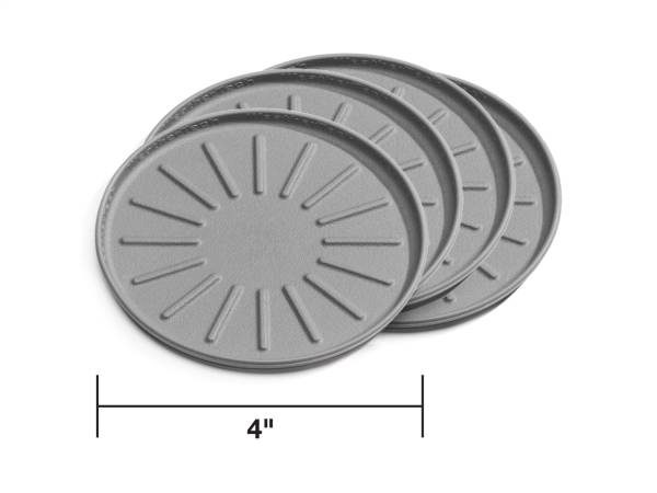 WeatherTech - Weathertech Round Coaster Set Gray 4 in. Dia. - 8A4CSTGR