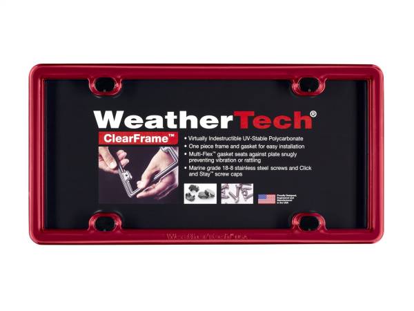 WeatherTech - Weathertech ClearFrame™ Red - 8ALPCF1