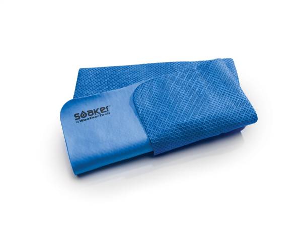 WeatherTech - Weathertech Soaker™ Blue Drying Towel w/Clear Polycarbonate Storage Box - 8ASOAKER2