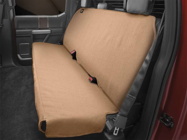 WeatherTech - Weathertech Seat Protector Tan Bench Seat Width 59.75 in. Depth 19 in. Back Height 25 in. - DE2021TN