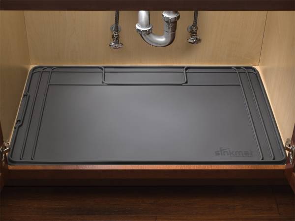 WeatherTech - Weathertech SinkMat™ Black Fits Standard 36 in. Wide Cabinet and Can Be Trimmed Down To 30.75 in. Or 28 in. - USM01BK