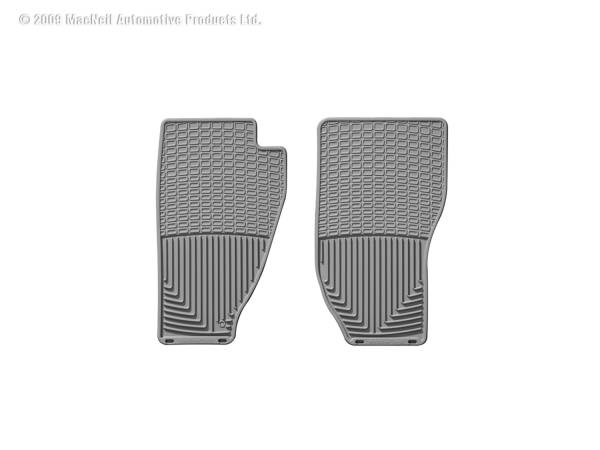 WeatherTech - Weathertech All Weather Floor Mats Gray Front - W10GR