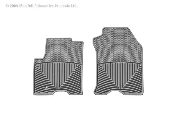 WeatherTech - Weathertech All Weather Floor Mats Gray Front - W98GR