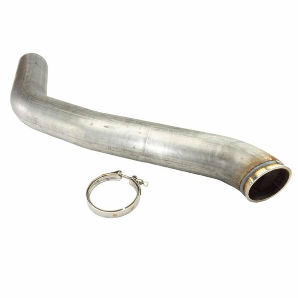Industrial Injection - Industrial Injection Dodge Downpipe and Clamp For 94-02 5.9L Cummins 4 in. HX40 Style - HX40DP2