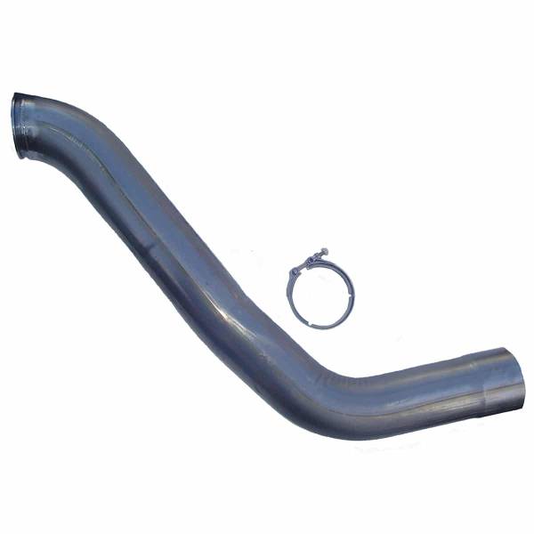 Industrial Injection - Industrial Injection Dodge Downpipe and Clamp For 03-04 5.9L Cummins HX40 Style 4 - HX40DP3