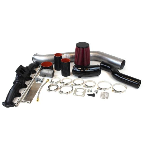 Industrial Injection - Industrial Injection Dodge S300 SX-E 69/74 Single Turbo Kit For 03-07 5.9L Cummins 1.0 AR - 227454