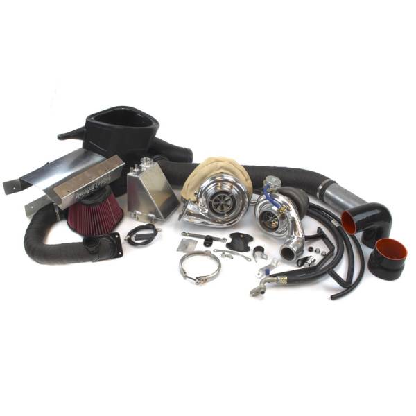 Industrial Injection - Industrial Injection Dodge Compound Add-A-Turbo Kit For 13-18 6.7L Cummins Quick Spool - 22C408