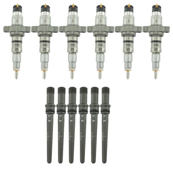 Industrial Injection - Industrial Injection Dodge Remain Injector Pack For 2004.5-2007 5.9L Cummins Stock With Connecting Tubes - 215312