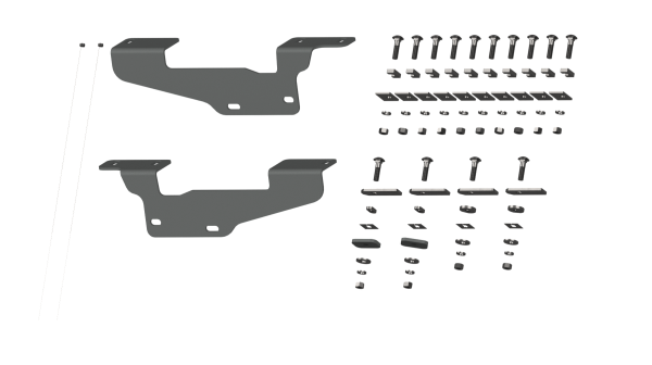 B&W Trailer Hitches - B&W Trailer Hitches Custom Installation Brackets For Universal Mounting Rails For Some Ford Trucks - RVR2405