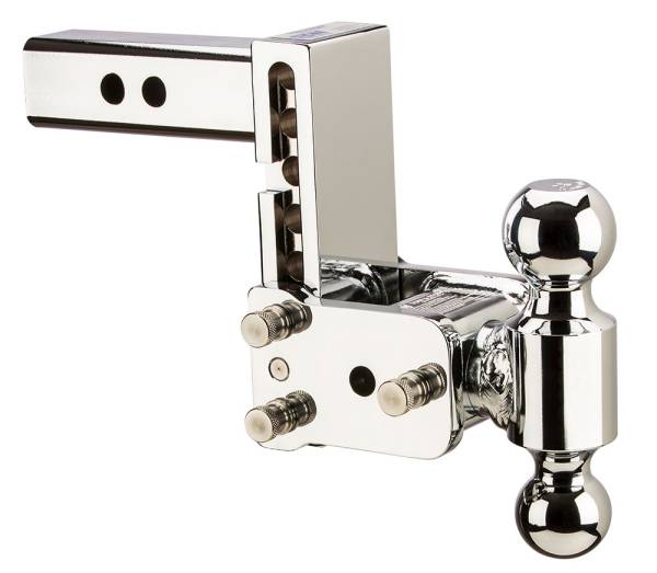 B&W Trailer Hitches - B&W Trailer Hitches B&W Tow & Stow Dual Ball Adjustable Ball Mount, 5" Drop, 5-1/2" Rise, 2" Shank, 2" and 2-5/16" Balls - TS10037C