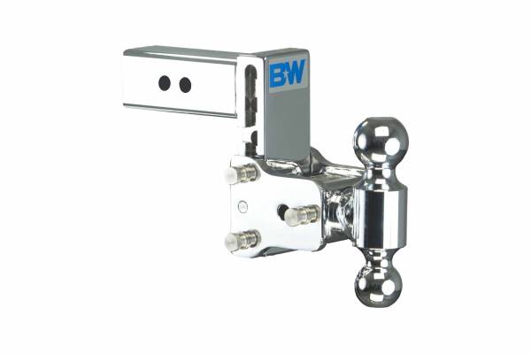 B&W Trailer Hitches - B&W Trailer Hitches B&W Tow & Stow Dual Ball Adjustable Ball Mount, 5" Drop, 4-1/2" Rise, 2-1/2" Shank, 2" and 2-5/16" Balls - TS20037C