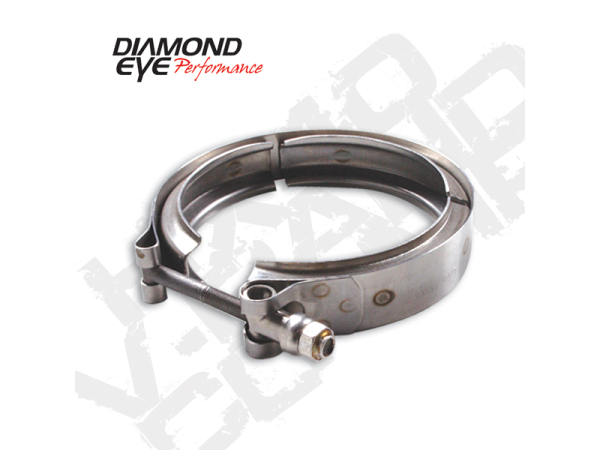 Diamond Eye - Exhaust Clamp V-Band Clamp For HX40 Style Turbo Stainless Diamond Eye