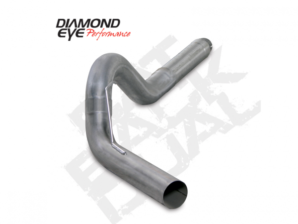 Diamond Eye - DPF Back Exhaust For 6.7L Cummins 4 Inch Single Passenger Side Stainless Diesel Diamond Eye