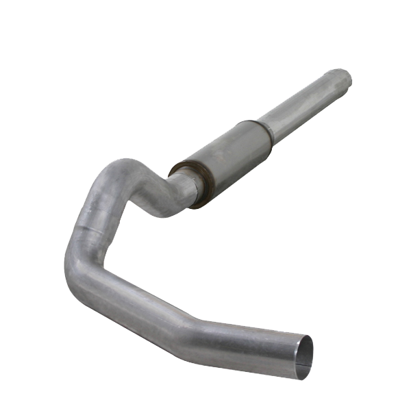 Diamond Eye - Cat Back Exhaust System 04.5-07.5 Dodge RAM 2500/3500 5 Inch Single/Dual With Muffler Split Side Aluminized Diamond Eye