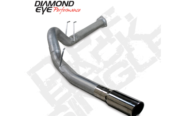 Diamond Eye - Filter Back Exhaust For 11-14 Ford F250/F350 Superduty 6.7L Powerstroke 4 Inch Single Pass Stainless Diamond Eye