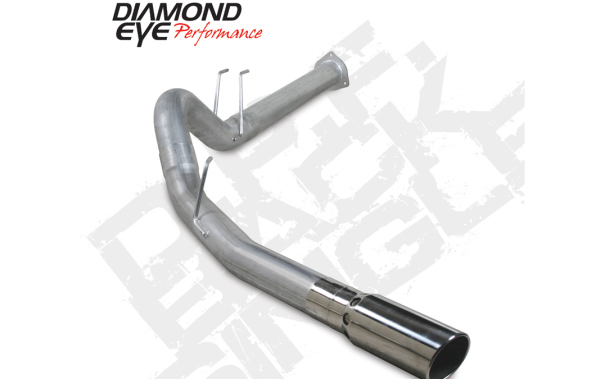 Diamond Eye - Filter Back Exhaust For 11-14 Ford F250/F350 Superduty 6.7L 4 Inch Single Pass Aluminized Diamond Eye