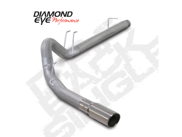 Diamond Eye - Filter Back Exhaust For 08-10 Ford F250/F350 Superduty 6.4L Powerstroke 4 Inch Aluminized Diamond Eye