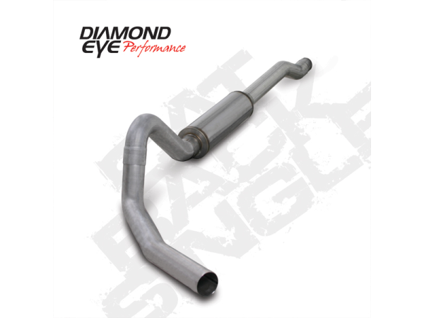 Diamond Eye - Cat Back Exhaust System 03-06 Excursion 6.0L 4 Inch With Muffler Aluminized Diesel Exhaust Diamond Eye