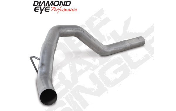 Diamond Eye - DPF Back Exhaust For 2014 RAM 2500 6.7L Cummins 4 Dr Crew Short Box 4 Inch SinglePassAluminized Diamond Eye