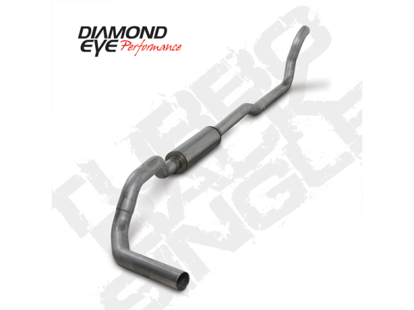 Diamond Eye - Turbo Back Exhaust 4 Inch For 89-93 Dodge 5.9L Cummins Dodge RAM 2500/3500 4X4 Stainless Diamond Eye