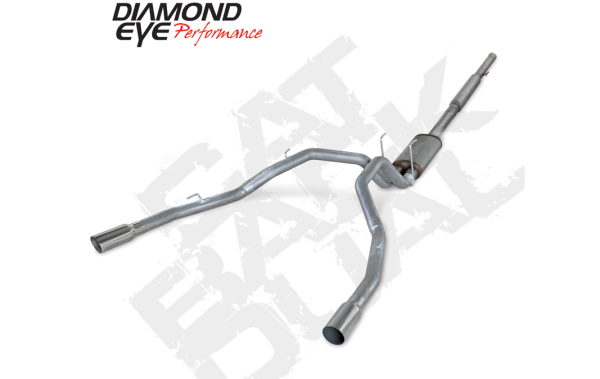 Diamond Eye - Cat Back Exhaust System For 09-12 Dodge RAM 1500 5.7L Hemi 3 Inch Stainless Steel CBDL Sport Diamond Eye