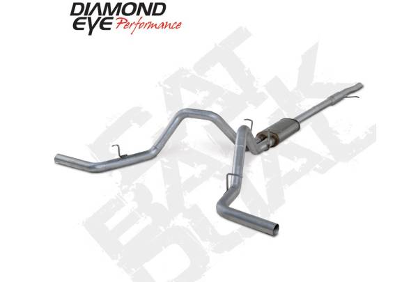 Diamond Eye - Cat Back Exhaust System 15-16 Silverado/Sierra 1500 4.3L And 5.3L 3 Inch Single/Dual Split Rear Stainless Diamond Eye