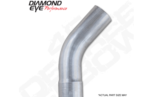 Diamond Eye - Exhaust Pipe Elbow 45 Degree 3 Inch Stainless Performance Exhaust Elbow Diamond Eye