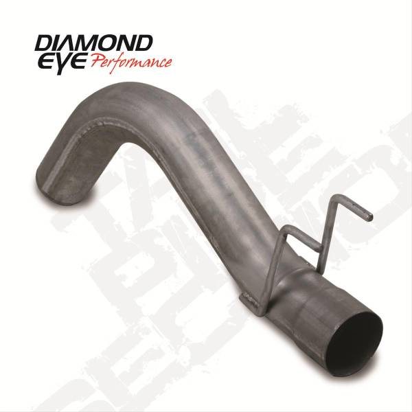 Diamond Eye - Exhaust Pipe 5 Inch 07.5-10 Silverado/Sierra 2500/3500 Diesel First Section Pass Stainless Exhaust Tail Pipe Diamond Eye