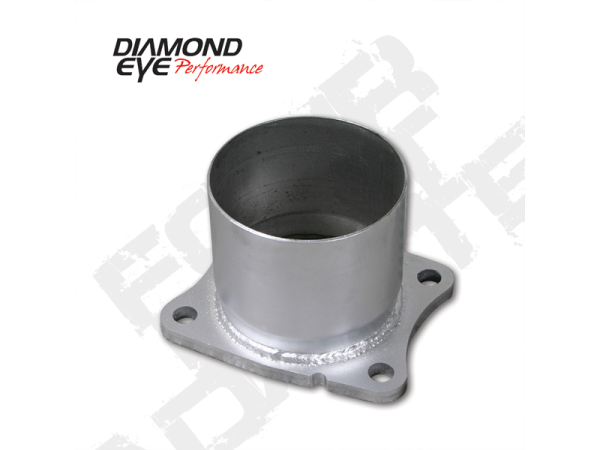 Diamond Eye - Exhaust Flange 4 Inch Aluminized For 01-07.5 Silverado/Sierra 2500/3500 Performance Series Diamond Eye