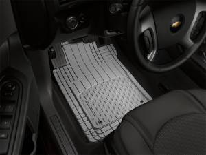 WeatherTech - Weathertech Universal All Vehicle Mat Gray Front and Rear 2nd Row 1 pc. Over The Hump - 11AVMOTHSG - Image 2