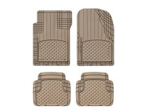 Weathertech Universal All Vehicle Mat Tan Front and Rear 2nd Row 1 pc. Over The Hump - 11AVMOTHST