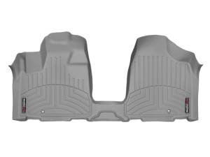 Weathertech FloorLiner™ DigitalFit® Gray Front Over The Hump - 465621