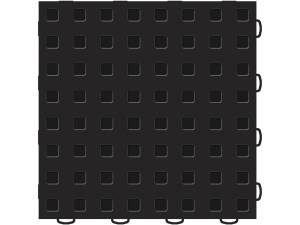 Weathertech WeatherTech® TechFloor™ 12 in. x 12 in. Black/Black 10 Pcs. Set - 51T1212 BK-BK