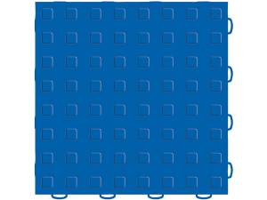 Weathertech WeatherTech® TechFloor™ 12 in. x 12 in. Solid Floor Tile w/Raised Squares Blue - 51T1212SS BL