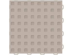 Weathertech WeatherTech® TechFloor™ 12 in. x 12 in. Solid Floor Tile w/Raised Squares Tan - 51T1212SS TN