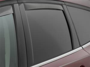 WeatherTech - Weathertech Side Window Deflector Rear Dark Tint - 81717 - Image 2