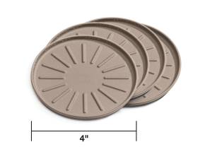 Weathertech Round Coaster Set Tan 4 in. Dia. - 8A4CSTTN