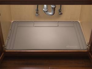 Weathertech SinkMat™ Tan Fits Standard 36 in. Wide Cabinet and Can Be Trimmed Down To 30.75 in. Or 28 in. - USM01TN