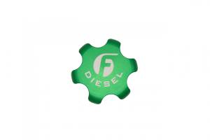 Fleece Performance - Fleece Performance Green Anodized Billet Fuel Cap For 2013-2018 Cummins - FPE-FC-1316-GRN - Image 4
