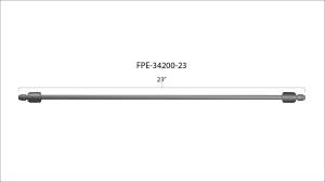 Fleece Performance - Fleece Performance 23 Inch High Pressure Fuel Line 8mm x 3.5mm Line M14 x 1.5 Nuts - FPE-34200-23 - Image 3