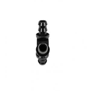 Fleece Performance - Fleece Performance 1/2 Inch Black Anodized Aluminum Y Barbed Fitting (For -8 Pushlock Hose) - FPE-FIT-Y08-BLK - Image 3