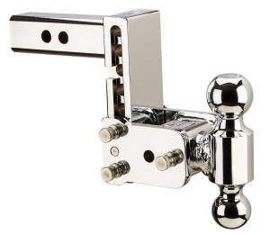 B&W Trailer Hitches B&W Tow & Stow Dual Ball Adjustable Ball Mount, 5" Drop, 5-1/2" Rise, 2" Shank, 2" and 2-5/16" Balls - TS10037C