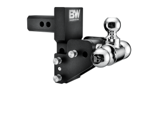 B&W Trailer Hitches B&W Tow & Stow Tri Ball Adjustable Ball Mount - 1-1/2"-2-1/2" Drop, 2-1/2"-3-1/2" Rise - 2" Shank - 1-7/8", 2" and 2-5/16" Balls - TS10064BMP