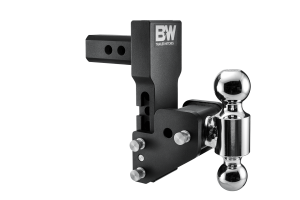 B&W Trailer Hitches B&W Tow & Stow Dual Ball Adjustable Ball Mount - 1-1/2"-4-1/2" Drop, 2-1/2"-5-1/2" Rise - 2" Shank - 2" and 2-5/16" Balls - TS10065BMP