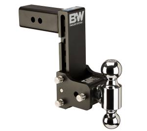B&W Trailer Hitches B&W Tow & Stow Dual Ball Adjustable Ball Mount, 7" Drop, 7-1/2" Rise, 2-1/2" Shank, 2" and 2-5/16" Balls - TS20040B