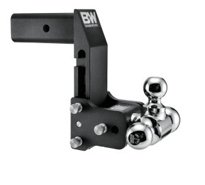 B&W Trailer Hitches B&W Tow & Stow Tri Ball Adjustable Ball Mount - 3"-7" Drop, 3-1/2"-7-1/2" Rise - 2-1/2" Shank - 2" and 2-5/16" Balls - TS20067BMP