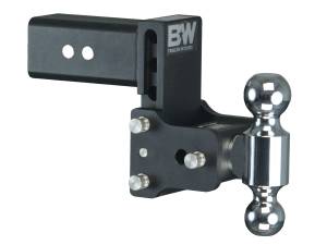 B&W Trailer Hitches B&W Tow & Stow Dual Ball Adjustable Ball Mount, 4-1/2" Drop, 4" Rise, 3" Shank, 2" and 2-5/16" Balls - TS30037B